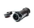 Circular Connector, Plug, 2 Contacts, 30A, 500V, IP67